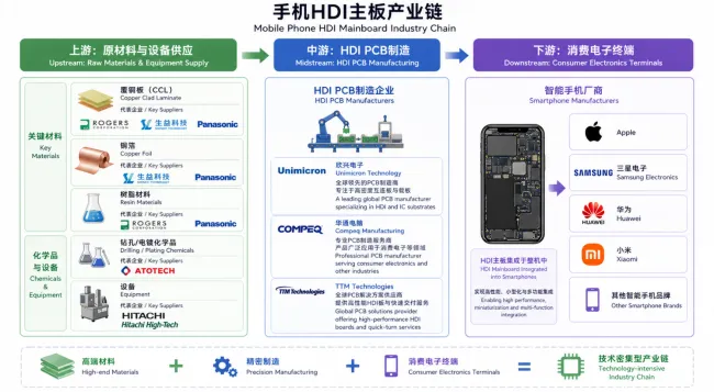 Mobile Phone HDI Mainboard